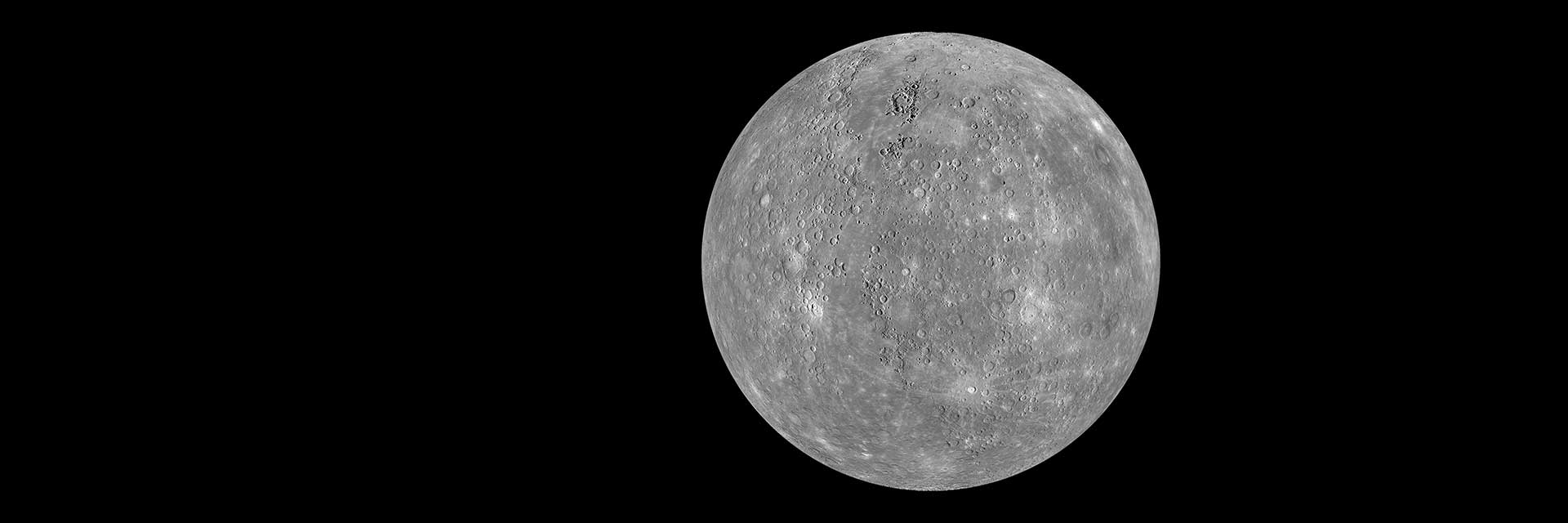 Mercury, imaged by NASA's MESSENGER spacecraft
